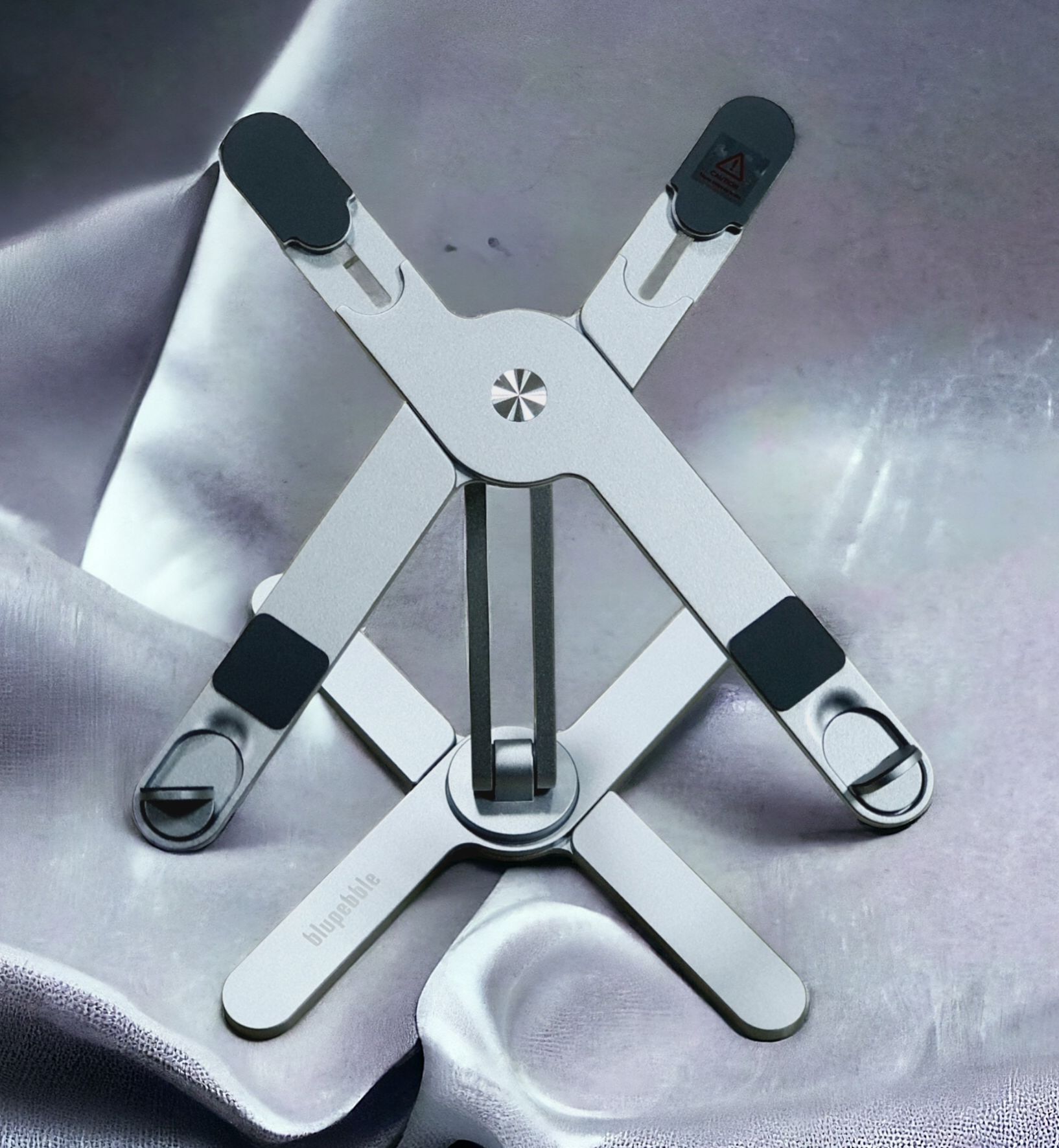 Premium Stainless Steel 360° Rotating Laptop Stand